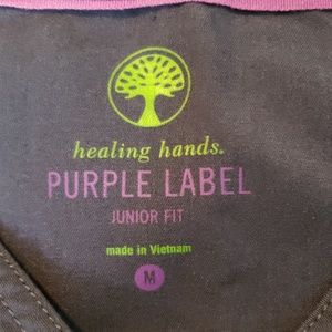 Healing Hands Purple Label Scrub Top
